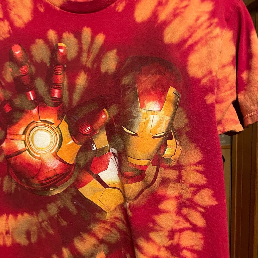 Iron Man 3 Custom One Of One Spiral Reverse Dye - image 2